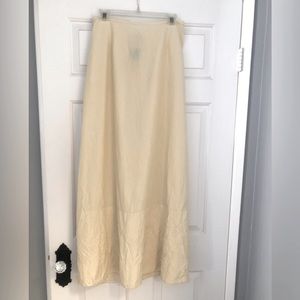 Y2K Vintage Banana Republic Silk Crinkle Maxi Skirt